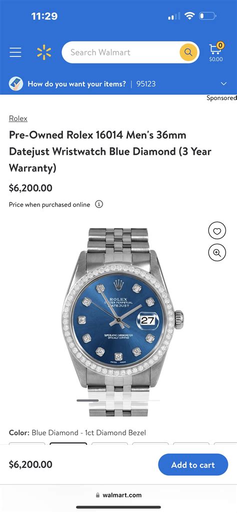 walmart sells rolex|buying a rolex from walmart.